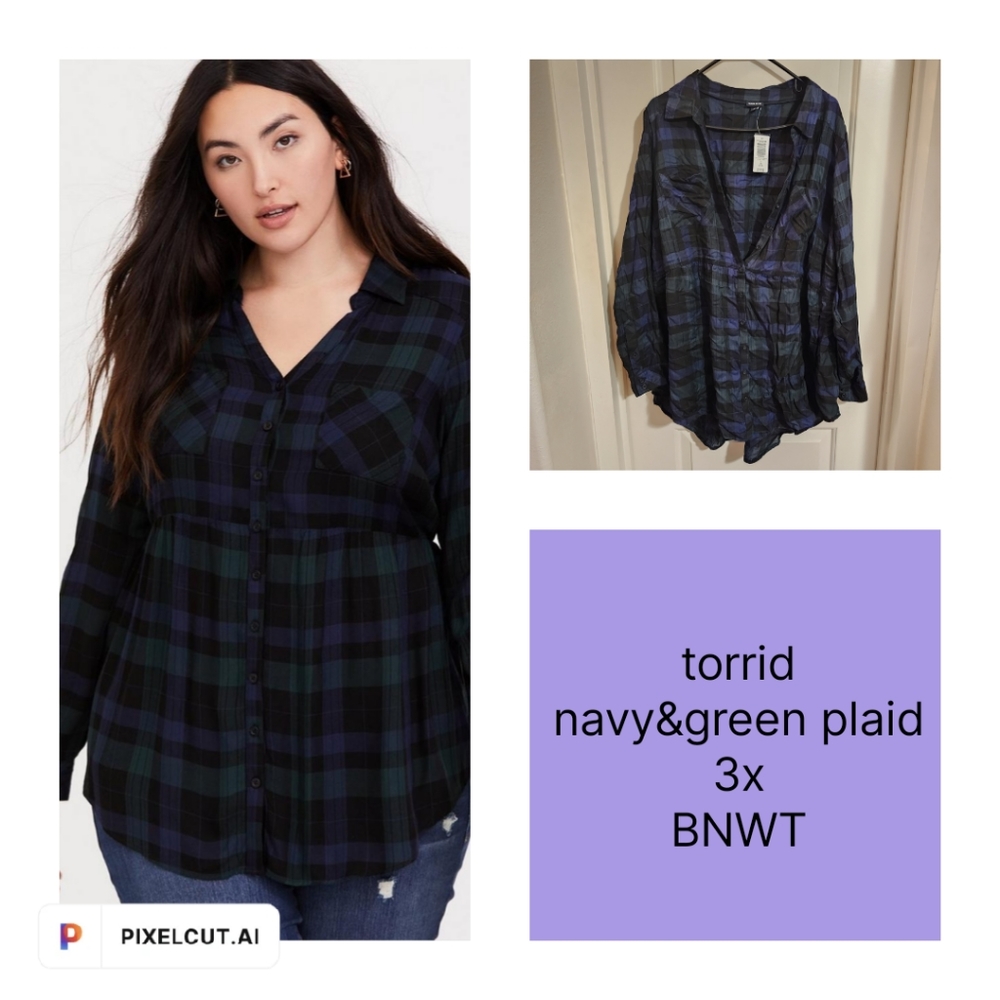 Plaid babydoll
